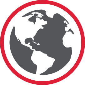 A globe depicting Earth