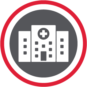 Clinic circle icon